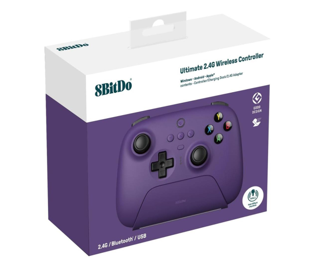 8BitDo Ultimate 2.4G Pad PC Hall Ed Purple RET00417 - 1243075 - zdjęcie 5